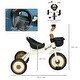preview thumbnail 5 of 7, Adjustable Kids Tricycle with Storage Basket and EVA Wheels for Outdoor Play Riding and Toddler Gifts​