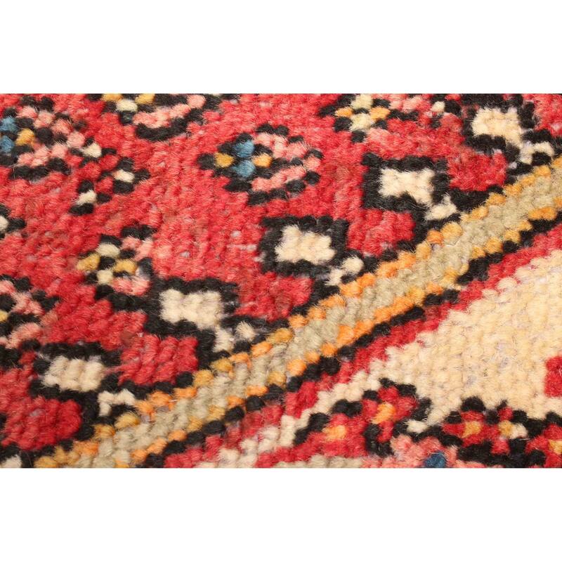 ECARPETGALLERY Hand-knotted Andelz Red Wool Rug - 4'2 x 6'8