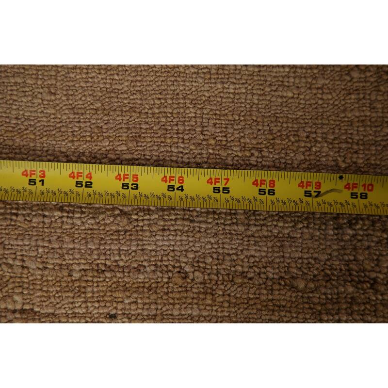 Vegetable Dye Modern Gabbeh Oriental Area Rug Hand-Knotted Wool Carpet - 6'10" x 8'0"