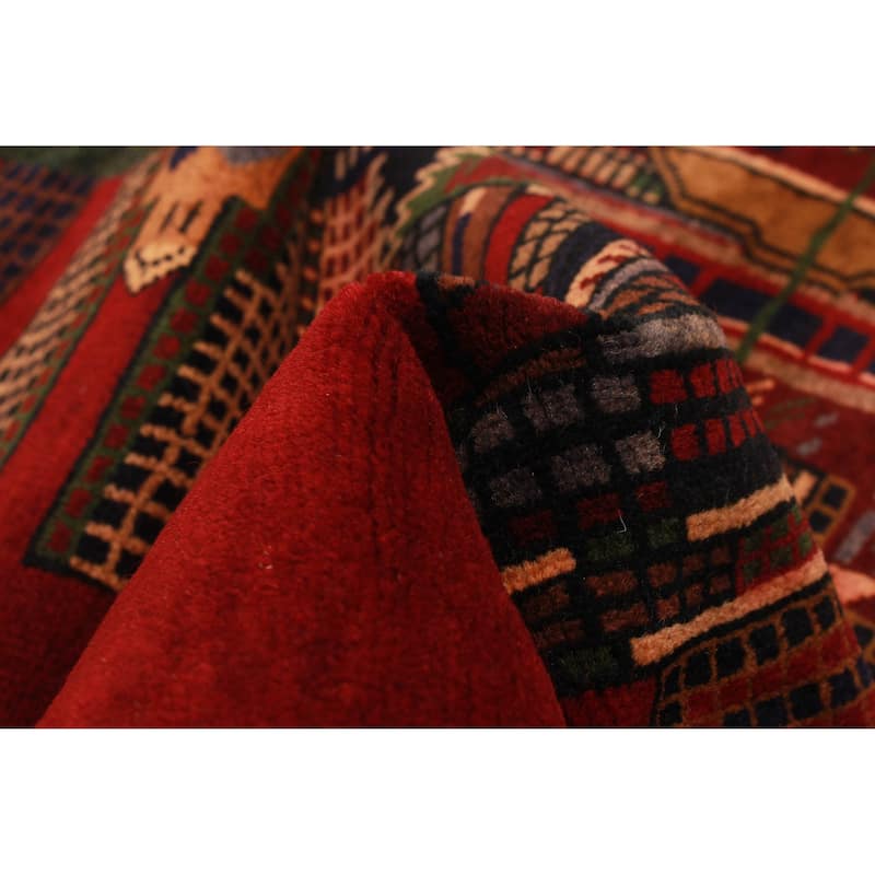 Teimani Red Rug 2'10" x 4'4" - 2'10 x 4'4