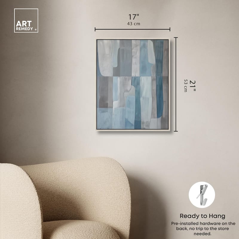 Tessellated Tones II Canvas by Art Remedy