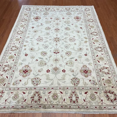 HERAT ORIENTAL Handmade Oushak Wool Rug - 6' x 8'9"