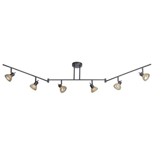 Vaxcel Lighting SP53566 Como 6 Light 50 Watt Each Segmented Halogen Accent Light Fully Adjustable