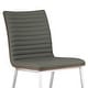 preview thumbnail 15 of 23, Armen Living Cafe Wood and Faux Leather Upholstered Dining Chairs - Set of 2/4/6