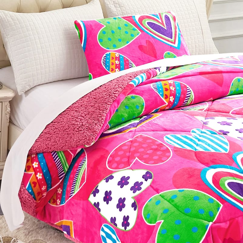 Unicorn Flamingo Kids Comforter Set Best Gift