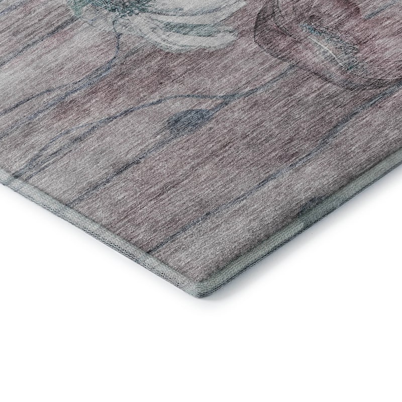 Premium Washable Super Soft Modern Floral Mayfield Rug