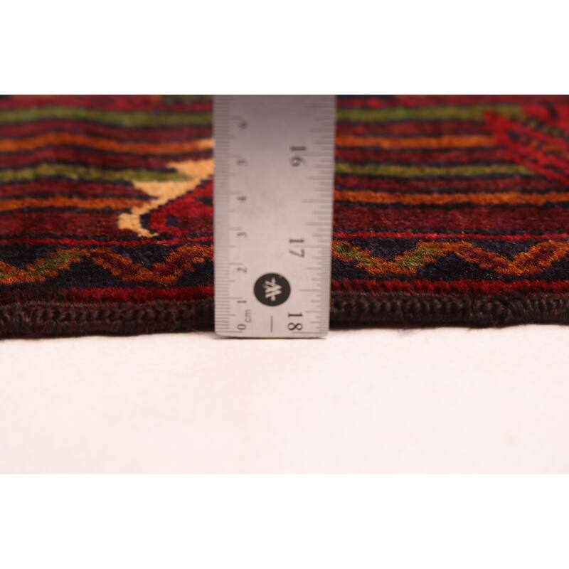 ECARPETGALLERY Hand-knotted Teimani Dark Navy Wool Rug - 3'9 x 6'9