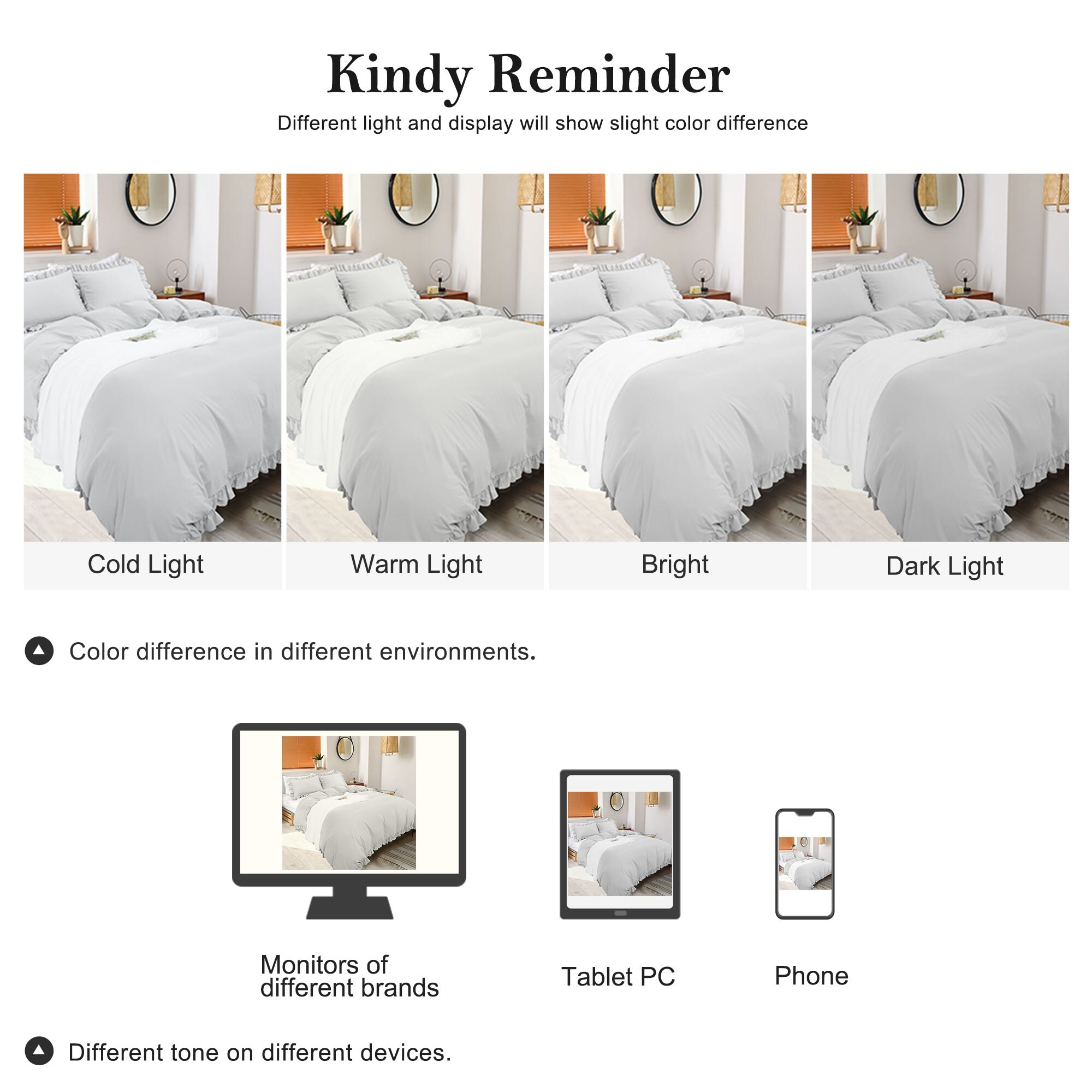 3 Pieces Soft Ruffled Brushed Duvet Cover Sets 110GSM