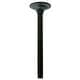 preview thumbnail 8 of 6, Kingston Brass Trimscape 10-Inch Rain Drop Ceiling Mount Shower Arm