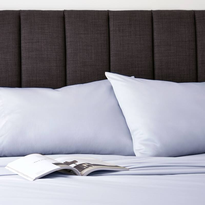 Clean Design Home x Martex 400 Thread Count Blue Sheet Set