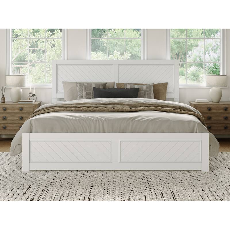 Canyon Foundation Bed Frame with Matching Footboard