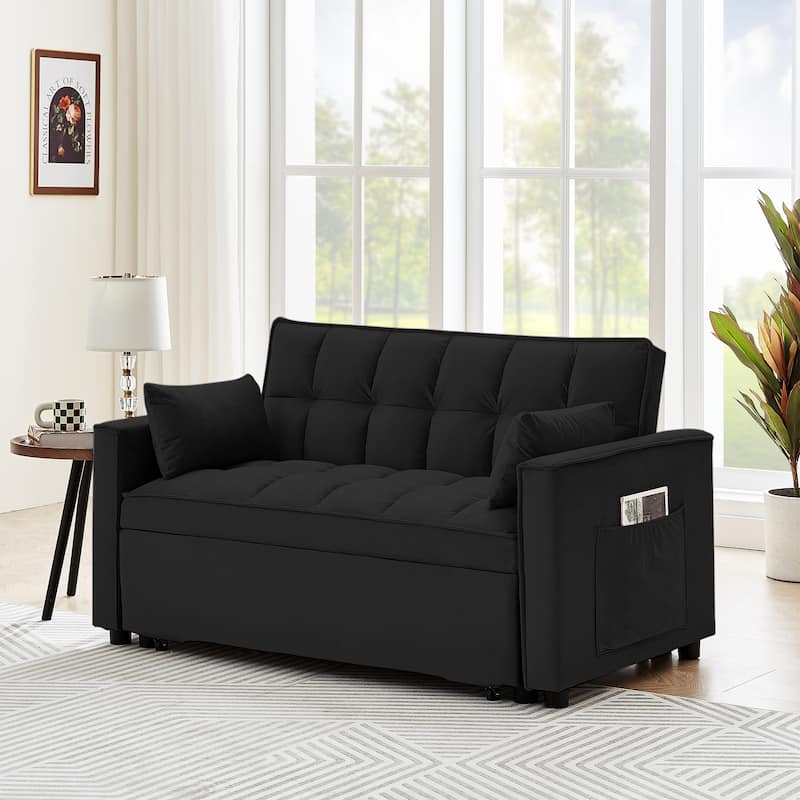 Velvet Sleeper Sofa Bed