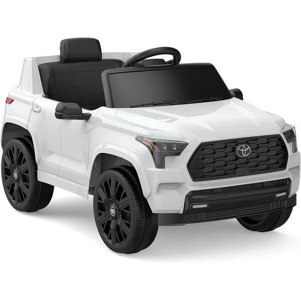 slide 2 of 35, 12V Licensed Toyota Powered Kids Electric Vehicles, 3 Speed White