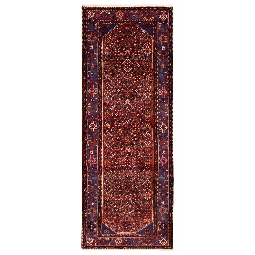 ECARPETGALLERY Hand-knotted Andelz Red Wool Rug - 3'8 x 9'10