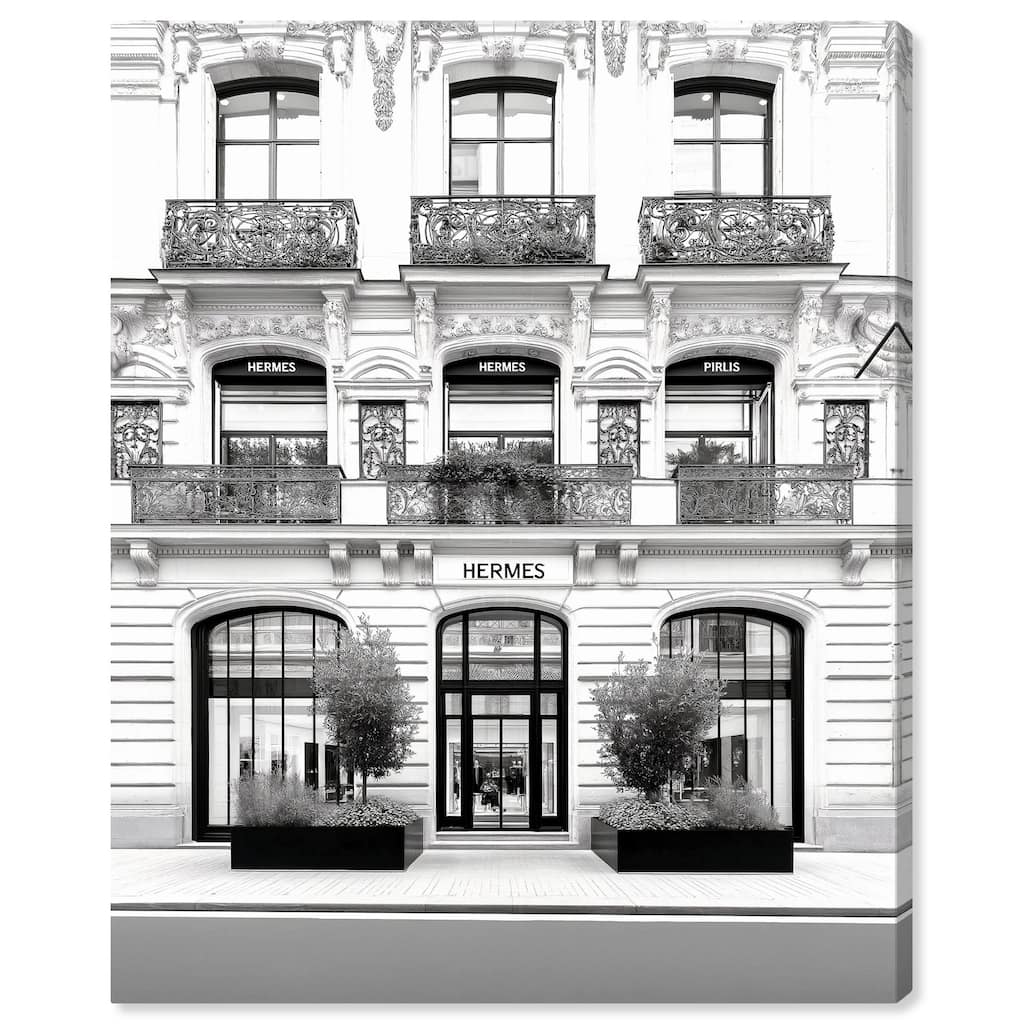 Lux Store Front Canvas by Art Remedy, Gallery Wrapped