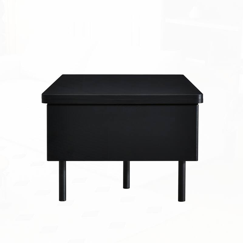 Multi-Functional Adjustable Coffee Table with Hidden Storage Compartment for Living Room