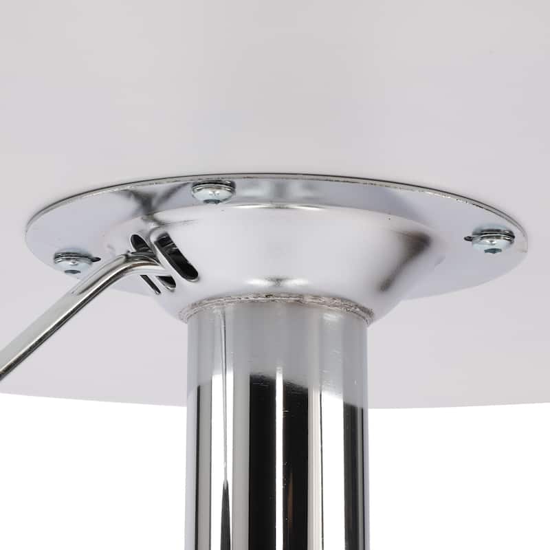 360 Swivel Round Pub Table Height Adjustable Bar Table 27.5-35.6 inches