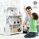 preview thumbnail 5 of 7, Kids Wooden Dollhouse Bookshelf with Anti-Tip Design and Storage Space - 31.5" x 11.5" x 45.5" (L x W x H)