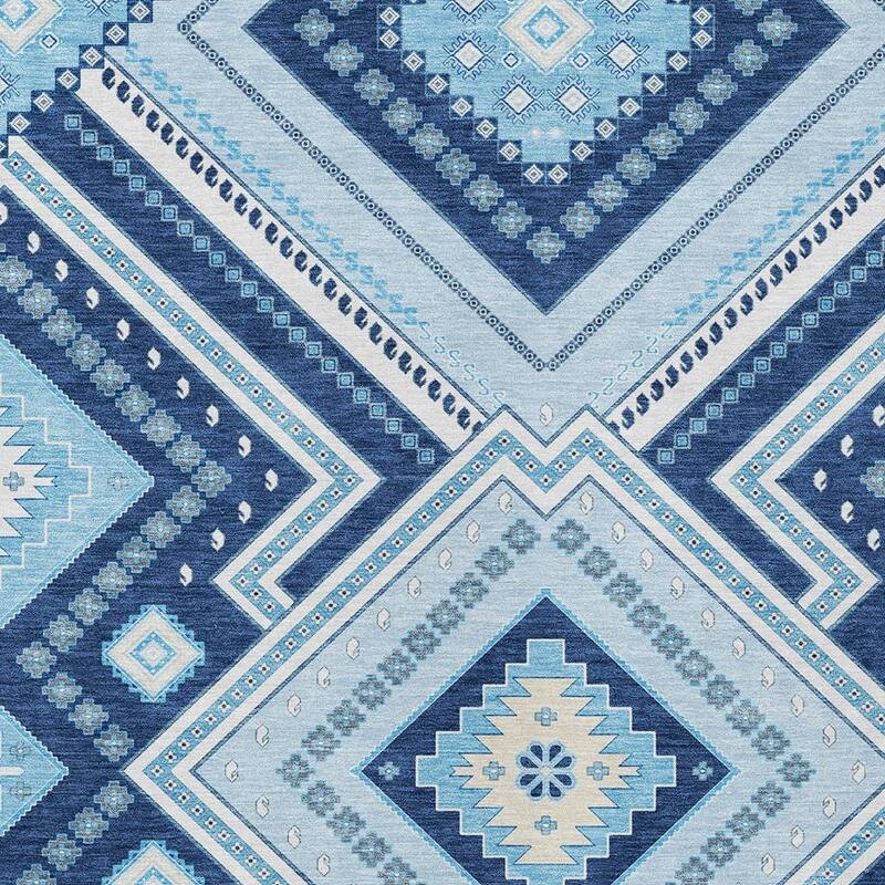 HomeRoots Tribal Transitional Rectangle Outdoor Rug