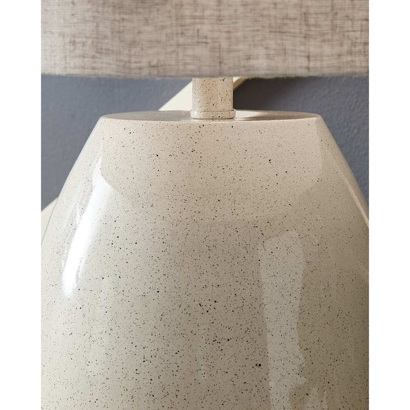 Signature Design by Ashley Linas Beige/Cream Table Lamp - 16" W x 16" D x 28" H