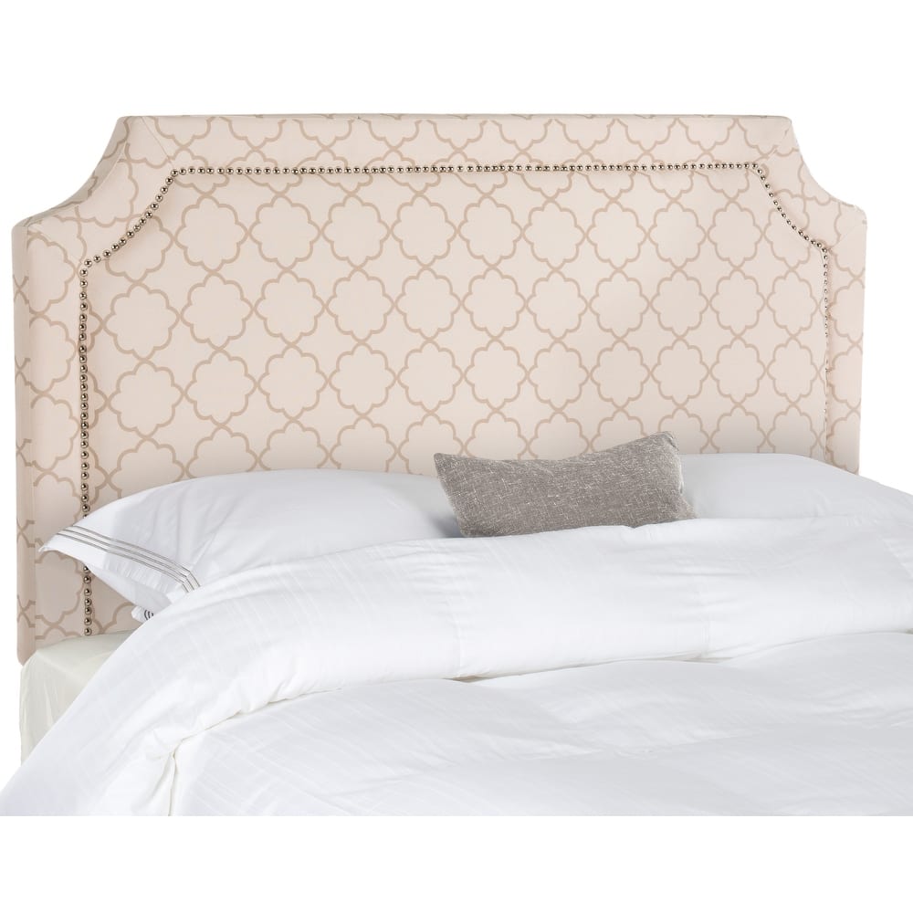 SAFAVIEH Star Taupe Linen Upholstered Headboard