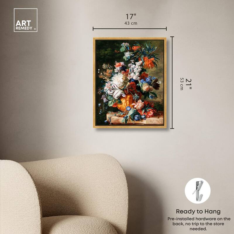 Bouquet of Flowers (1724) Canvas by Art Remedy