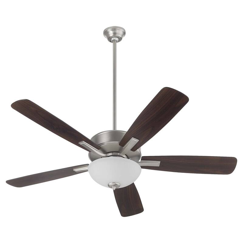 Quorum International 4525-21 Ovation 52" 5 Blade Indoor Ceiling Fan - Satin Nickel