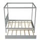 preview thumbnail 12 of 21, Full Poster Bed with Trundle - Pine Support for Kids