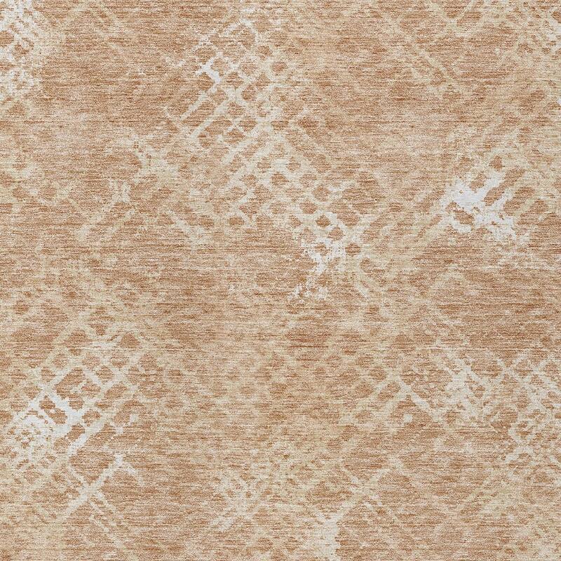 HomeRoots Geometric Transitional Rectangle Outdoor Rug