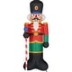 preview thumbnail 5 of 14, Fraser Hill Farm 10-Ft. Tall Traditional Nutcracker, Blow Up Inflatable with Lights and Storage Bag
