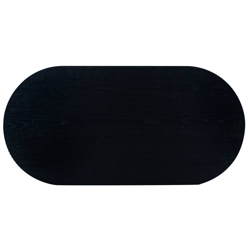SAFAVIEH Couture Shelbie Reeded Oval Coffee Table, Fully Assembled - 51"W x 25"D x 16"H