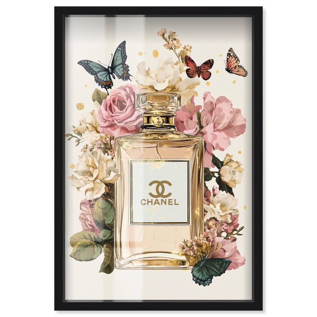 Glam Bloom Butterfly Perfume Shadowbox by Art Remedy