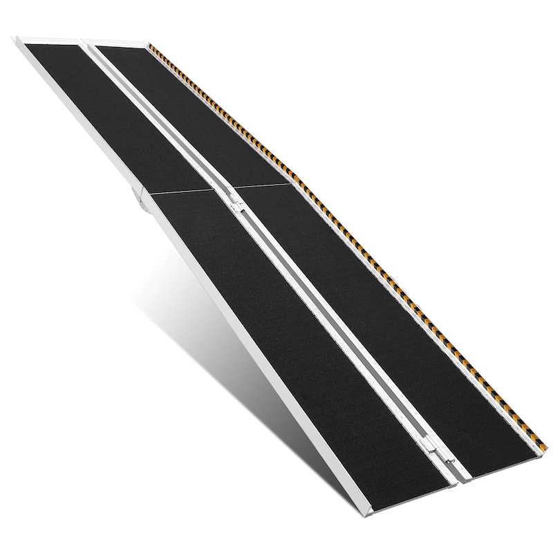 Portable Non-Slip Folding Handicap Ramp, Wheelchair Ramp - 7FT