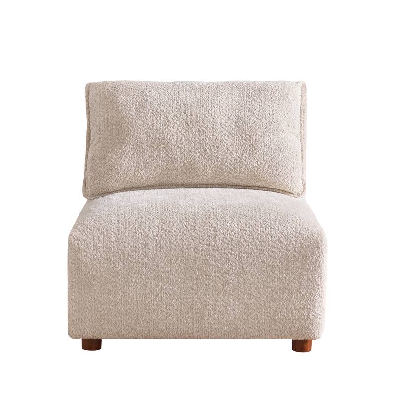 Christopher Knight Home - Modern Upholstered Sofa with Rubber Wood Frame