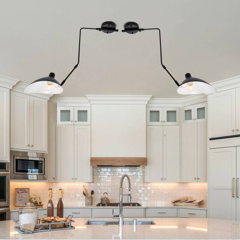 1-Light Black Light Fixture Black Wall Sconce - N/A