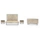 preview thumbnail 3 of 10, Peridot 4 Piece Bedroom Set in Natural Acacia Wood