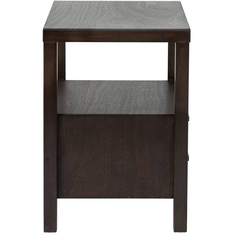 East at Main Painted Acacia Wooden End Table
