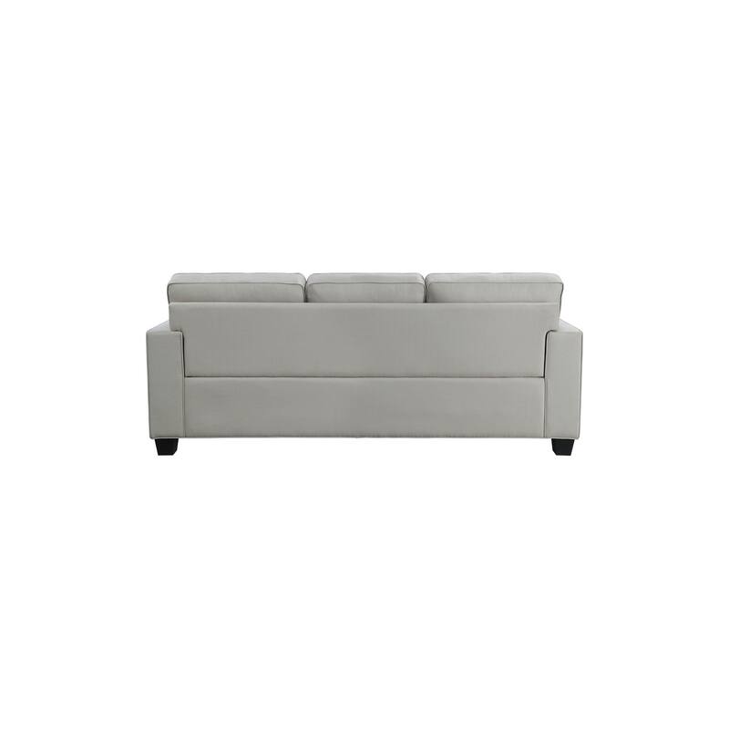 Jobyna Khaki Textured Fabric Living Room Set