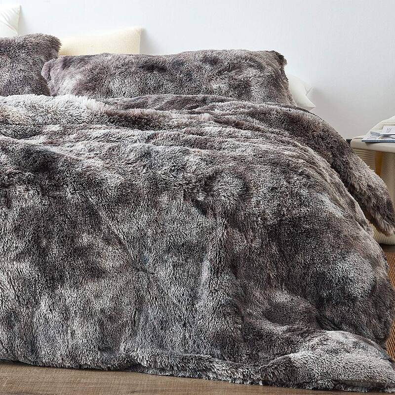 Are You Kidding - Coma Inducer® Oversized Comforter Set - Grey Tie-dye