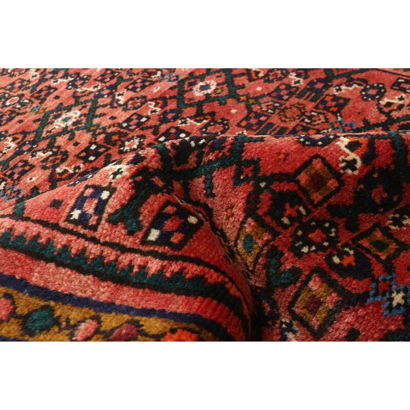 ECARPETGALLERY Hand-knotted Andelz Red Wool Rug - 2'9 x 12'6