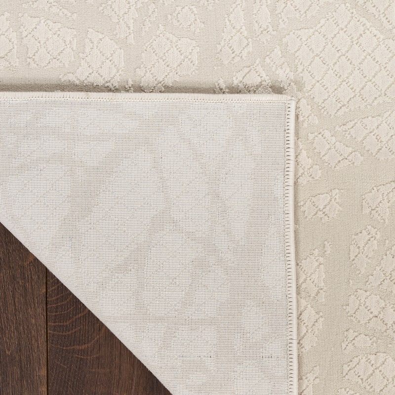 Nourison Desire Indoor only Beige Modern Abstract Area Rug