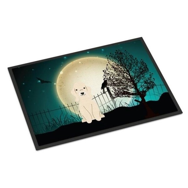 Carolines Treasures BB2281MAT Halloween Scary Bedlington Terrier Sandy Indoor or Outdoor Mat 18 x 0.25 x 27 in.