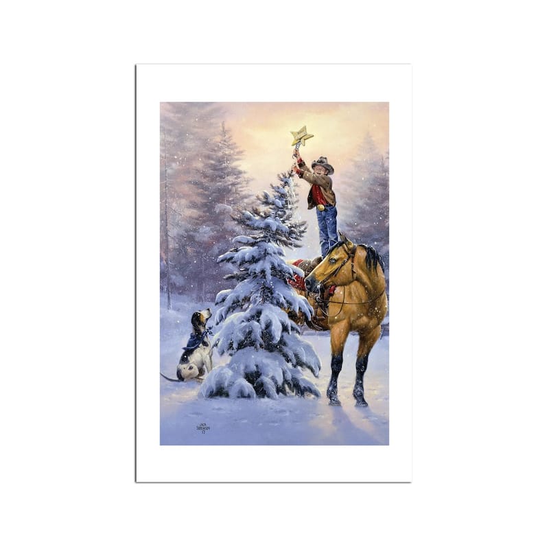 Upon the Highest Bough Fine Art Paper Print by Jack Sorenson - Multi
