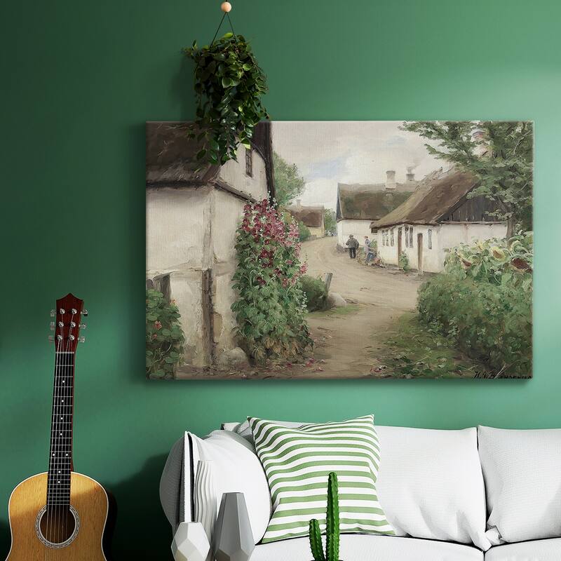 Vintage Landscape -DLVII -Gallery Wrapped Canvas