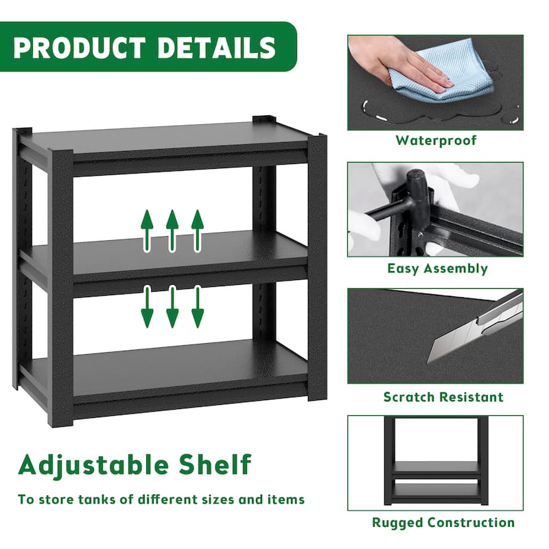 40 50 Gallon Fish Tank Stand Metal Aquarium Stand - 33.98" * 17.99" * 31.50"