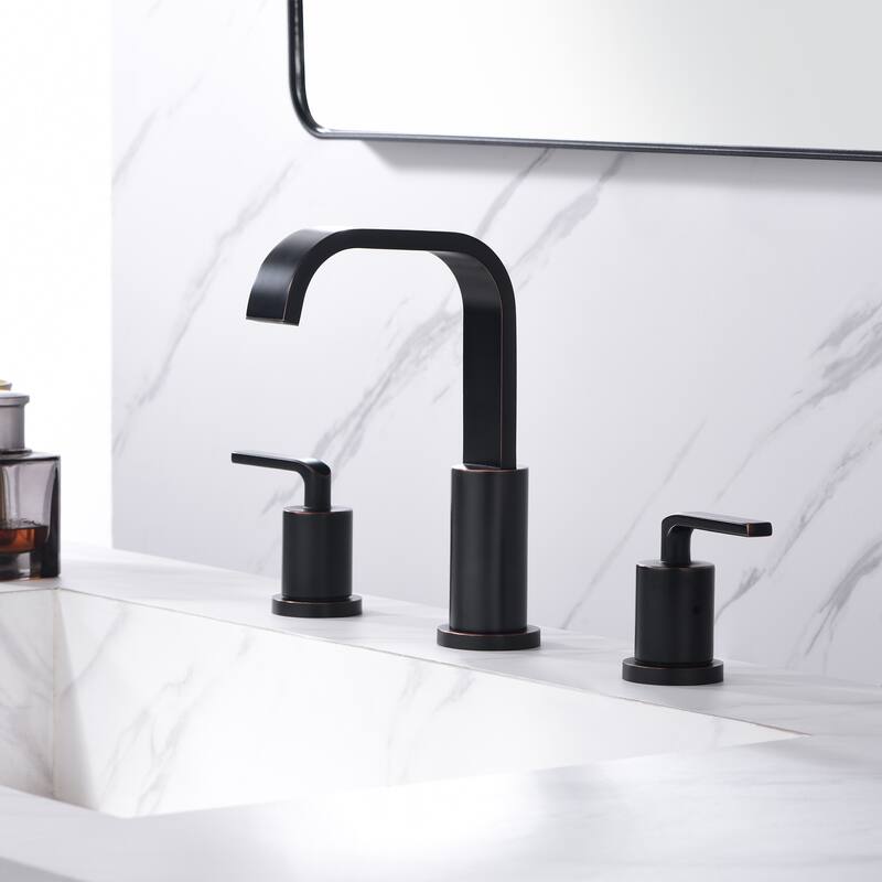 Luxier WSP03-T Widespread Bathroom Faucet with Pop-Up Drain