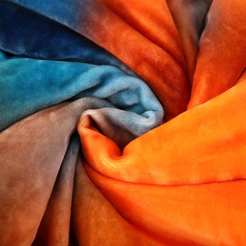 3 Ply Reversible Fleece Comforter for Winter 85"x93" 8lbs
