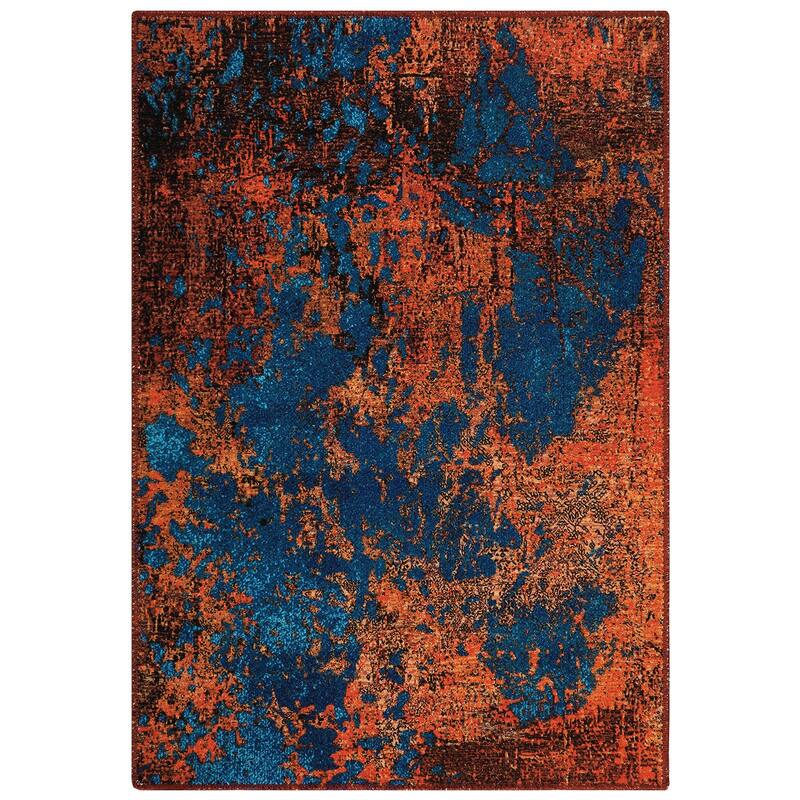 Garvee Area Rug Modern Abstract Area Rug Stain Resistant Non-Slip Rug