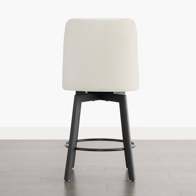 Spruce & Spring Modern Swivel Counter Height Bar Stool