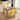 Mid-Century Modern 5 Piece Dining Table Set, 47.24'' Rectangular MDF Dining Table with 4 Velvet Upholstered Dining Chairs